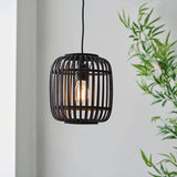 Mathias Pendant Ceiling Light Matt Black - Comet Lighting