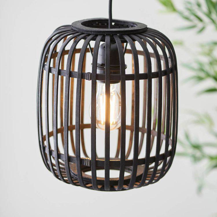 Mathias Pendant Ceiling Light Matt Black - Comet Lighting