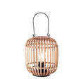 Mathias Table Lamp Matt Black/Bamboo - Comet Lighting