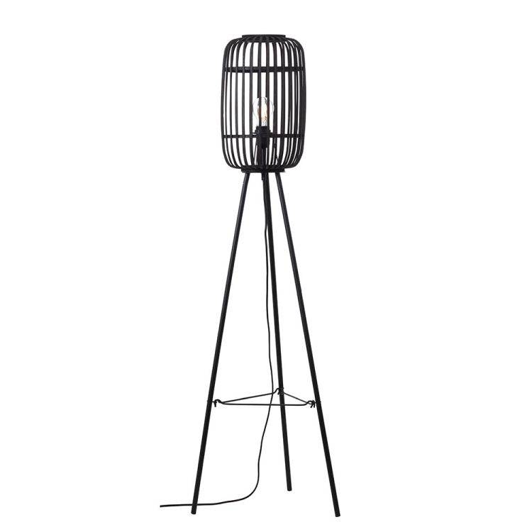 Mathias Tripod Floor Lamp Matt Black - Comet Lighting