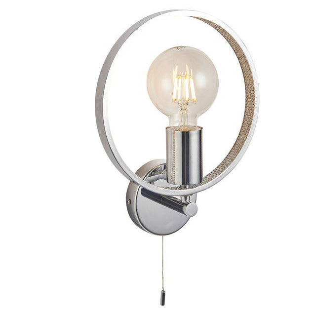 Merola Wall Light Chrome Plated - Comet Lighting