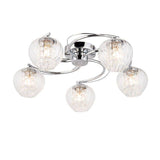 Mesmer 5Lt Semi-Flush Ceiling Light - Comet Lighting