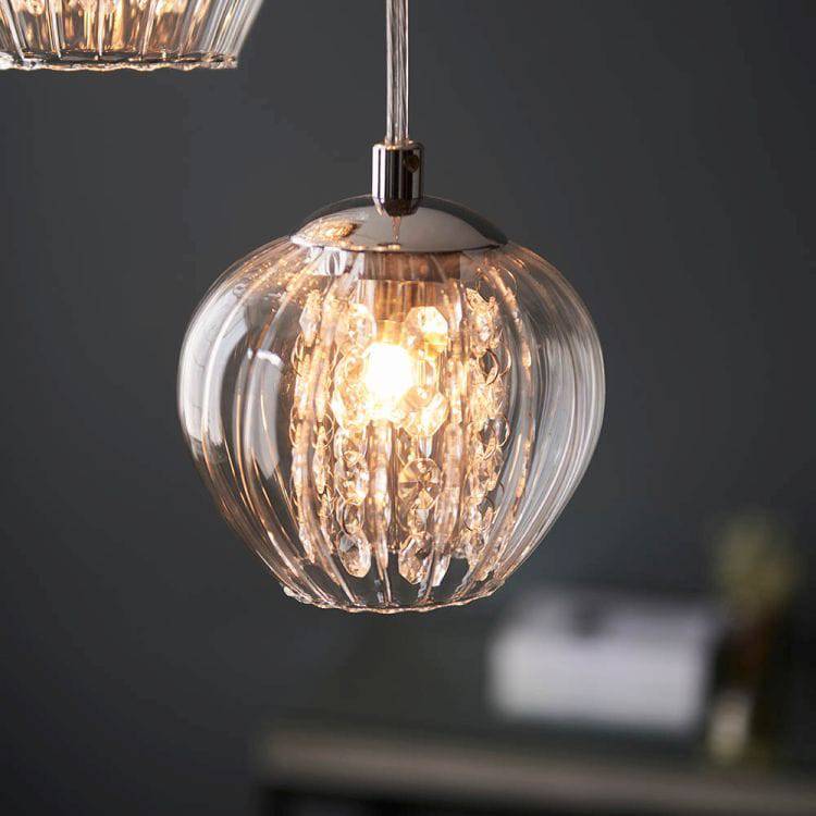 Mesmer 6Lt Pendant Ceiling Light - Comet Lighting