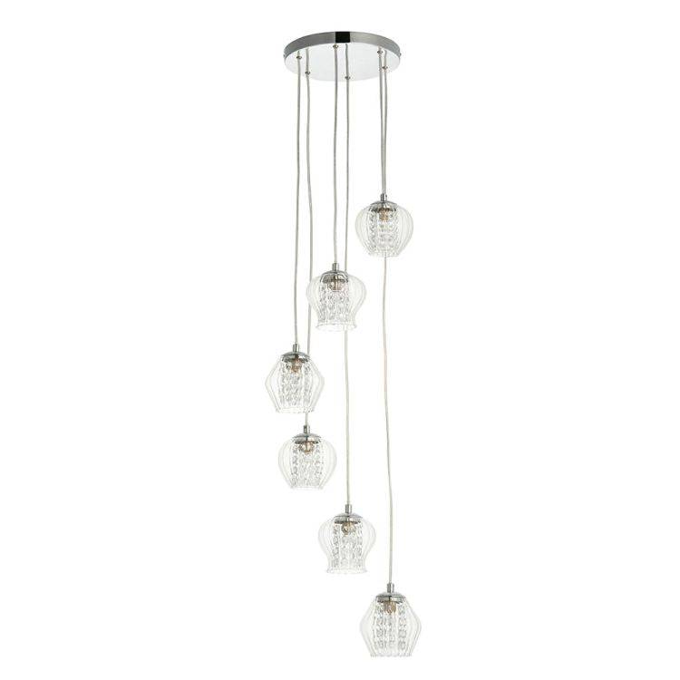 Mesmer 6Lt Pendant Ceiling Light - Comet Lighting