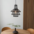 Minato Pendant Ceiling Light Matt Black - Comet Lighting