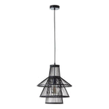 Minato Pendant Ceiling Light Matt Black - Comet Lighting