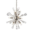 Miro 9-Light Pendant Ceiling Light Satin Nickel - Comet Lighting