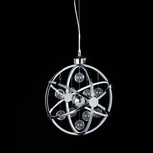Muni 390mm Pendant Ceiling Light Chrome - Comet Lighting