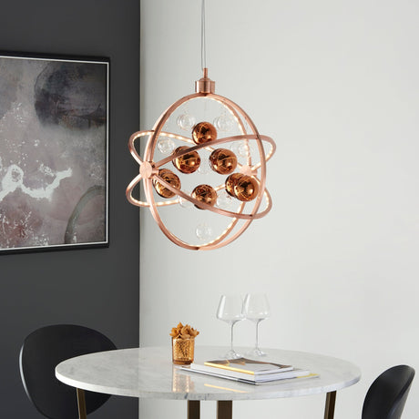 Muni 480mm Pendant Ceiling Light Copper - Comet Lighting