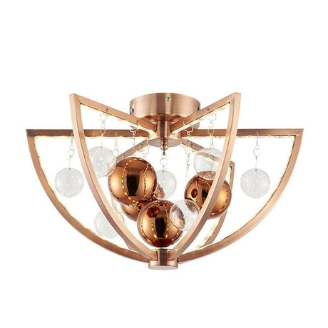 Muni Flush Ceiling Light Copper - Comet Lighting