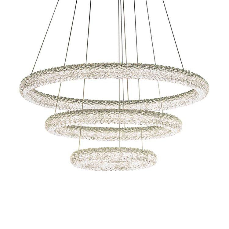 Neve 3 Ring Pendant Ceiling Light - Comet Lighting