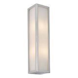 Newham 2Lt Wall Light Chrome Plated Frosted Glass - Comet Lighting