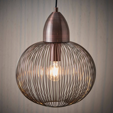 Nicola 1-Light Pendant Ceiling Light B - Comet Lighting