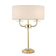 Nixon 2-Light Table Lamp Brass - Comet Lighting