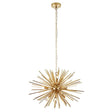 Orta 9-Light Pendant Ceiling Light Satin Gold - Comet Lighting