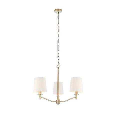 Ortona 3-Light Pendant Ceiling Light Antique Brass - Comet Lighting