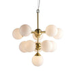 Oscar 11-Light Pendant Ceiling Light Brass - Comet Lighting