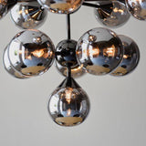 Oscar 11lt Pendant Ceiling Light Matt Black - Comet Lighting