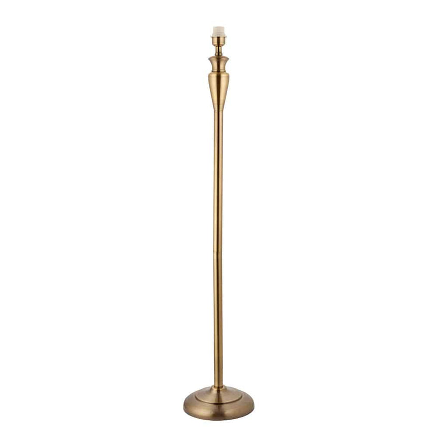 Oslo Base Only Floor Lamp Antique Brass - Comet Lighting