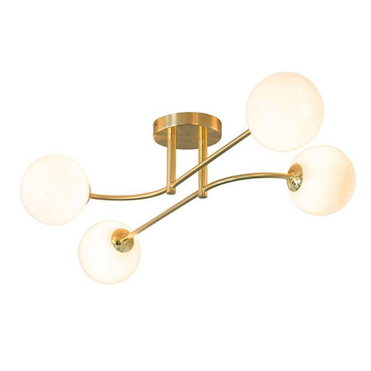 Otto 4-Light Semi Flush Ceiling Light - Comet Lighting