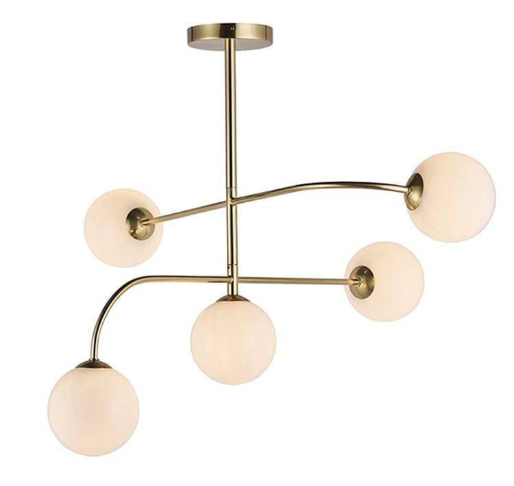 Otto 5-Light Semi Flush Ceiling Light - Comet Lighting