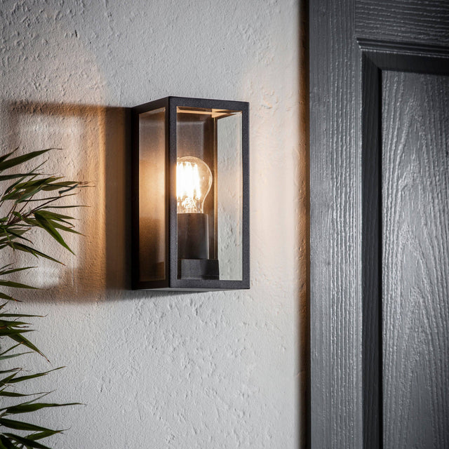 Oxford Outdoor Wall Light Black - Comet Lighting