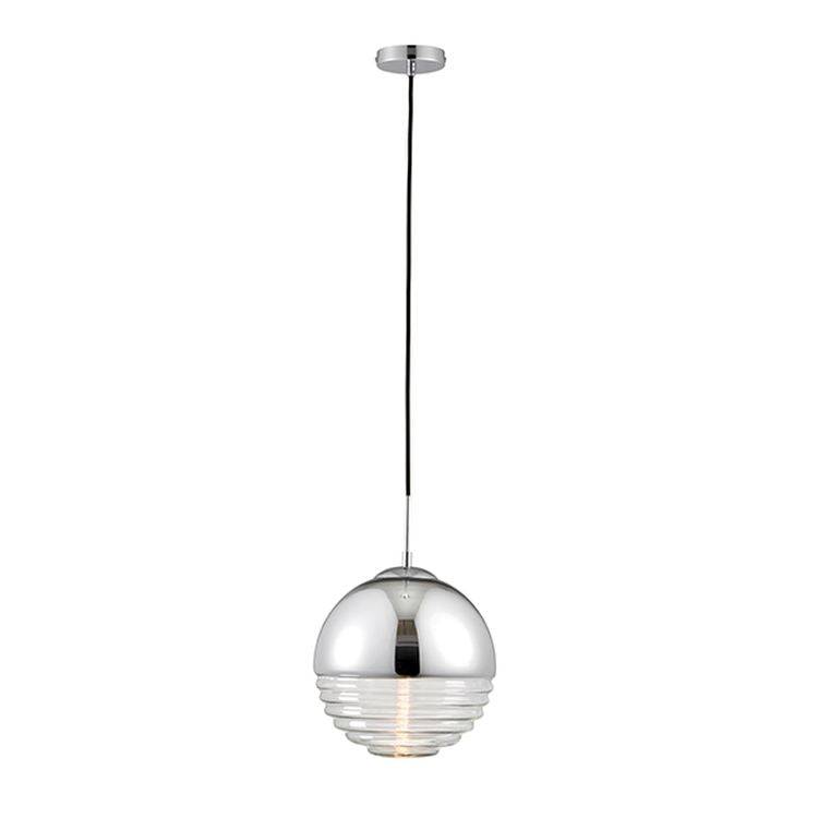 Paloma Pendant Ceiling Light Chrome - Comet Lighting