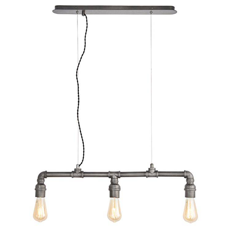 Pipe 3-Light Pendant Ceiling Light - Comet Lighting