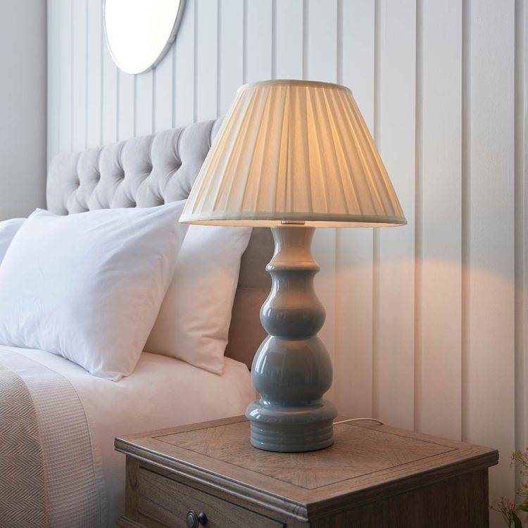 Provence Table Lamp & Carla 16 inch Cream Shade - Comet Lighting