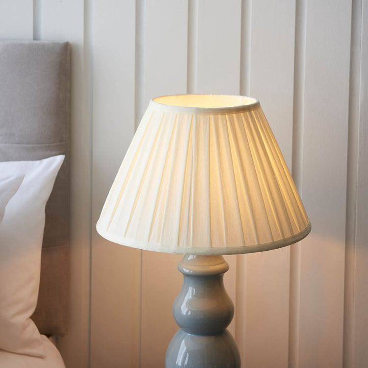 Provence Table Lamp & Carla 16 inch Cream Shade - Comet Lighting