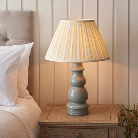 Provence Table Lamp & Carla 18 inch Cream Shade - Comet Lighting