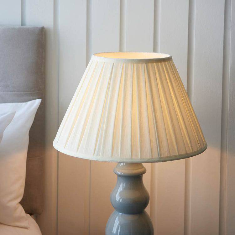 Provence Table Lamp & Carla 18 inch Cream Shade - Comet Lighting