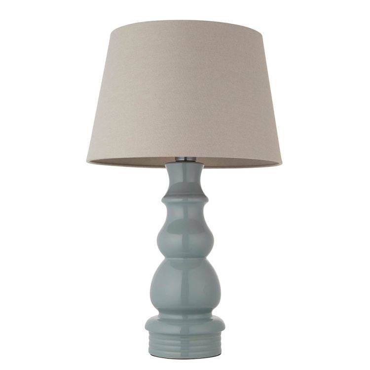 Provence Table Lamp & Cici 16 inch Grey Shade - Comet Lighting