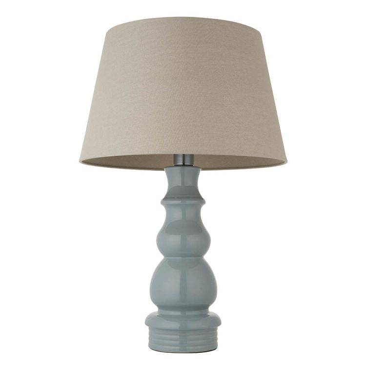 Provence Table Lamp & Cici 18 inch Grey Shade - Comet Lighting