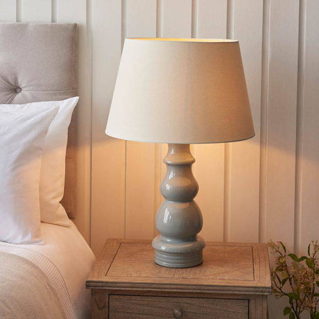 Provence Table Lamp & Cici 18 inch Ivory Shade - Comet Lighting