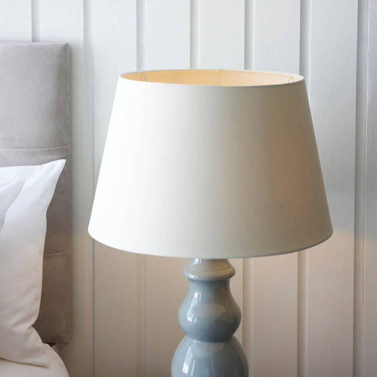 Provence Table Lamp & Cici 18 inch Ivory Shade - Comet Lighting