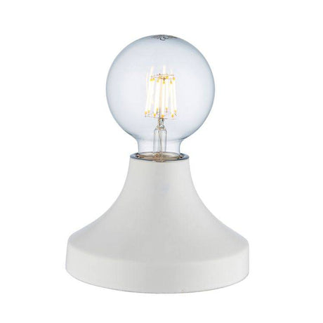 Quay Table Lamp Gloss White - Comet Lighting