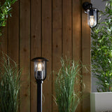 Quinn Outdoor Wall Light Black - Comet Lighting