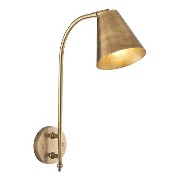 Radha Wall Light Antique Brass - Comet Lighting