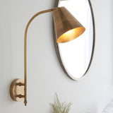 Radha Wall Light Antique Brass - Comet Lighting