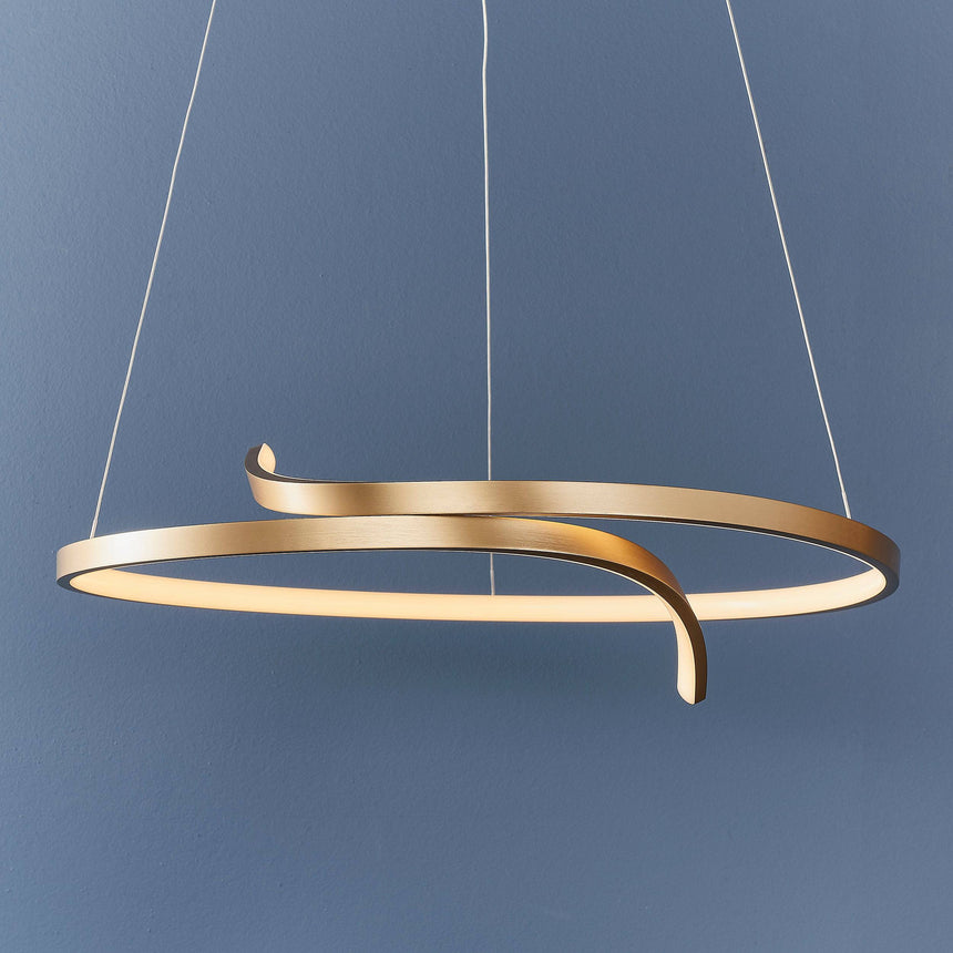 Rafe Pendant Ceiling Light Gold - Comet Lighting