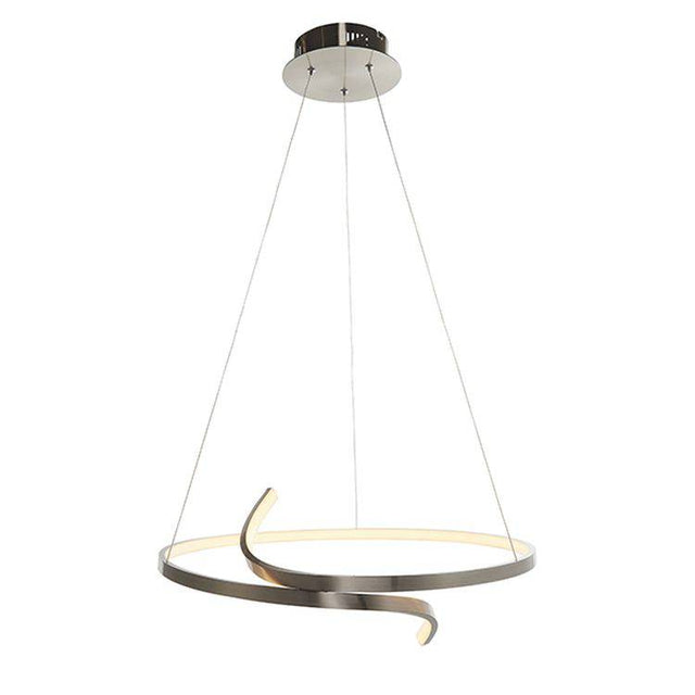 Rafe Pendant Ceiling Light Satin Nickel - Comet Lighting