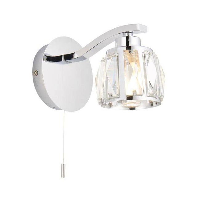 Ria Wall Light Chrome - Comet Lighting