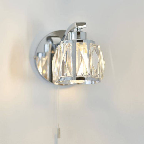 Ria Wall Light Chrome - Comet Lighting