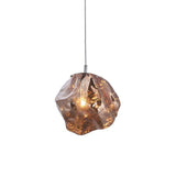 Rock Pendant Ceiling Light Metallic Copper - Comet Lighting