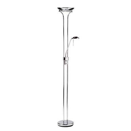 Rome Mother & Child Task Floor Lamp Chrome - Comet Lighting