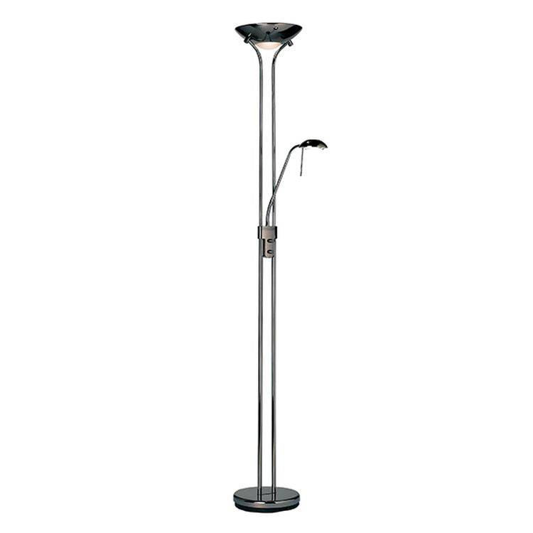 Rome Mother & Child Task Floor Lamp Gunmetal - Comet Lighting