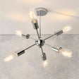 Rubens 6-Light Semi-Flush Ceiling Light - Comet Lighting