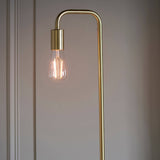 Rubens Floor Lamp Brushed Brass - Comet Lighting