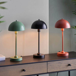Saroma Table Lamp Matt Black - Comet Lighting